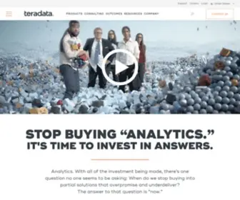 Teradatamagazine.com(Data Analytics for a Hybrid Multi) Screenshot