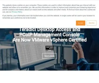 Teradici.com(PCoIP Solutions) Screenshot
