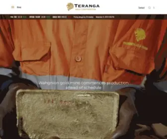 Terangagold.com(Endeavour Mining Corporation) Screenshot