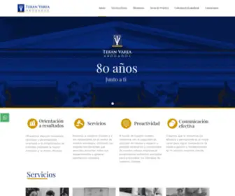 Teranvarealaw.com(TERÁN) Screenshot