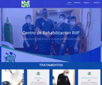 Terapiafisicariff.com(Centro de Rehabilitación Física RIFF en Perú) Screenshot
