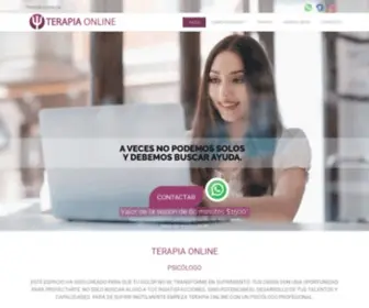 Terapiaonline.com.ar(Terapia Online) Screenshot