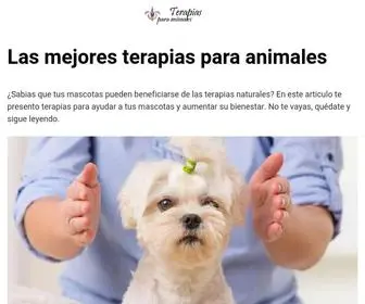 Terapias-Para-Animales.com(→ᐉ) Screenshot