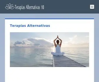Terapiasalternativas10.com(Terapias Alternativas para TU Crecimiento Personal) Screenshot