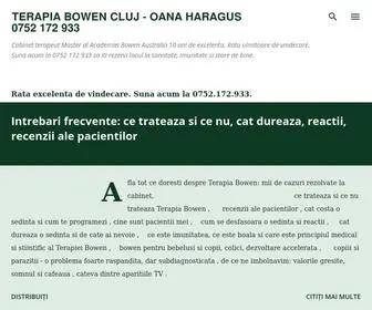 Terapiebowencluj.ro(Terapia Bowen Cluj) Screenshot