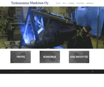 Terasasennusmankinen.fi(Teräsasennus) Screenshot
