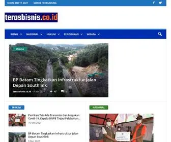 Terasbisnis.co.id(Portal Berita Bisnis Indonesia) Screenshot