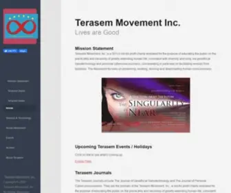 Terasemcentral.org(Terasem Movement) Screenshot