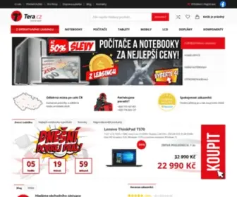 Terastore.cz(Repasované notebooky a počítače i nové zboží) Screenshot