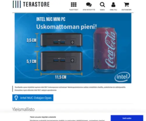 Terastore.fi(Etusivu) Screenshot