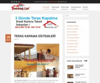 Terasustukapama.org(Teras üstü kapatma) Screenshot