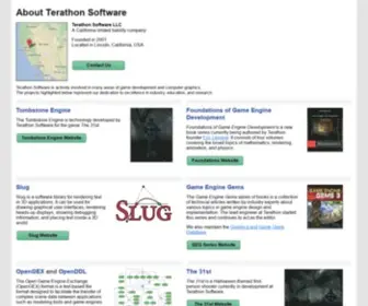 Terathon.com(C4 Game Engine) Screenshot