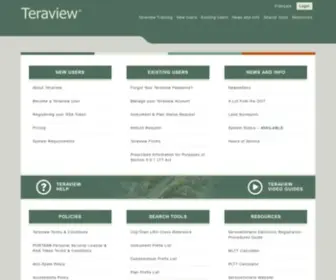 Teraview.ca(Teraview) Screenshot