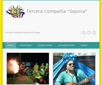 Tercera.org.py(Tercera Compañía "Sajonia") Screenshot