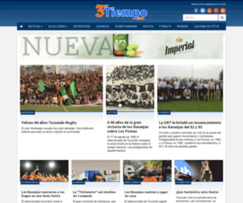 Tercertiemponoa.com(Tercer Tiempo NOA) Screenshot