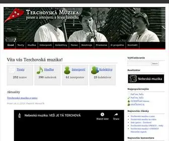 Terchovskamuzika.sk(Terchovská muzika) Screenshot