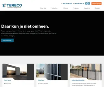 Tereco.com(Hekwerken en toegangscontrole in regio Breda) Screenshot