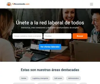 Terecomiendo.com(Ofertas de trabajo en toda Colombia) Screenshot