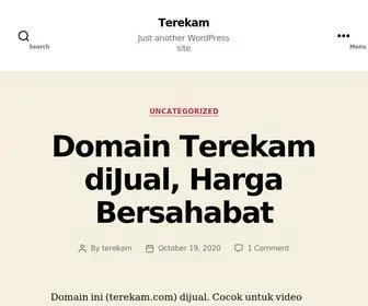 Terekam.com(Welcome to) Screenshot