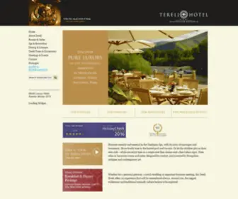 TereljHotel.com(Mongolia Hotel and Spa) Screenshot