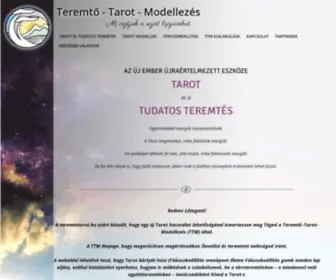 Teremtotarot.hu(Teremtő) Screenshot