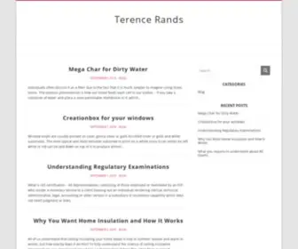 Terence.co.za(Terence Rands) Screenshot