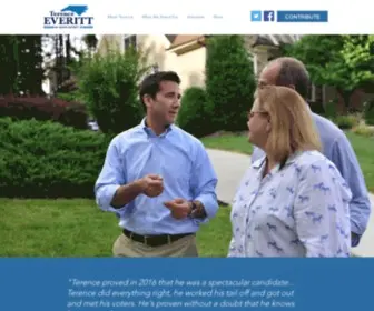 Terenceeveritt.com(Terence Everitt for NC House) Screenshot