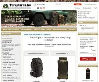 Tereptarka.hu(Vadászruházat) Screenshot