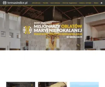 Teresasiedlce.pl(Parafia św) Screenshot