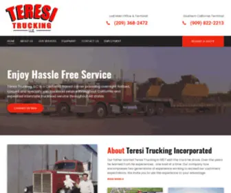 Teresitrucking.com(Teresitrucking) Screenshot