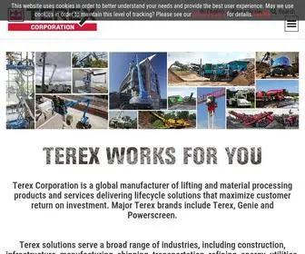 Terex.com(Terex Corporation) Screenshot