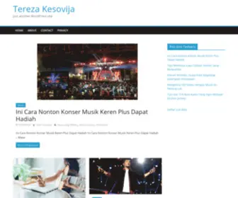 Tereza-Kesovija.com(Tereza Kesovija) Screenshot