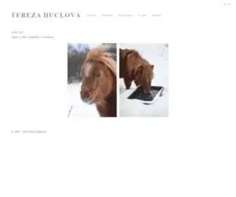 Terezahuclova.com(Tereza Huclová) Screenshot