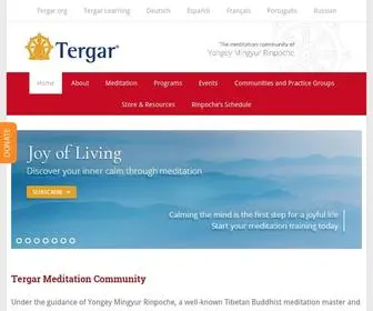 Tergar.org(Tergar Meditation Community) Screenshot