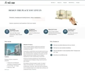 Tericon.co.th(Building Contractors in Bangkok Thailand) Screenshot