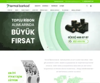 Termalbarkod.com.tr(Barkod Etiketi ve Ribon Çözümleri) Screenshot