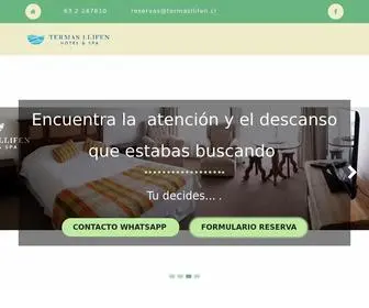 Termasllifen.cl(Hotel Spa Termas LLifén) Screenshot