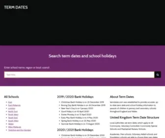 Termdates.com(Official UK School Holidays & Term Dates) Screenshot