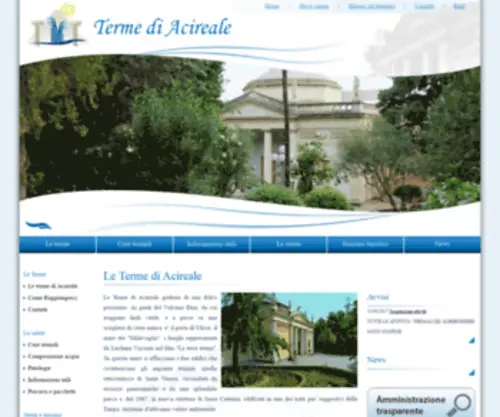 Terme-Acireale.com(Terme Acireale) Screenshot
