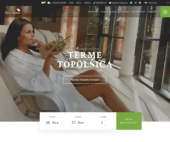 Terme-Topolsica.si(Terme Topolšica) Screenshot