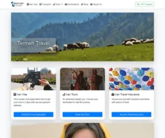 Termehtravel.com(Iran Visa) Screenshot