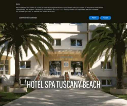 Termemarine.com(Hotel Terme & Spa Marina di Grosseto) Screenshot