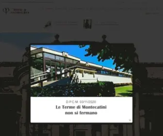 Termemontecatini.it(Terme Montecatini) Screenshot