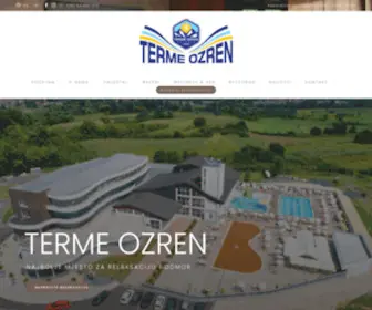 Termeozren.com(Rekreativno-ugostiteljski centar) Screenshot