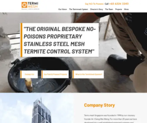 Termi-Mesh.com.sg(Termi-mesh Singapore) Screenshot