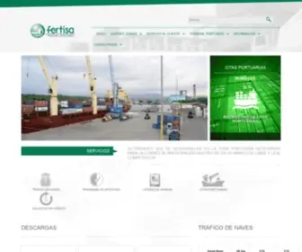 Terminalfertisa.com(FERTISA Terminal Portuario) Screenshot