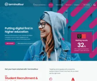 Terminalfour.com(Higher Education Digital Engagement & CMS platform) Screenshot