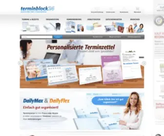 Terminblock24.de(Terminzettel, Terminkarten und Gutscheinkarten) Screenshot