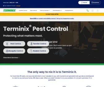 Terminix.com(Pest Control & Termite Treatment) Screenshot