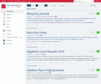 TerminovKa.cz(Termínovka sportovních akcí) Screenshot